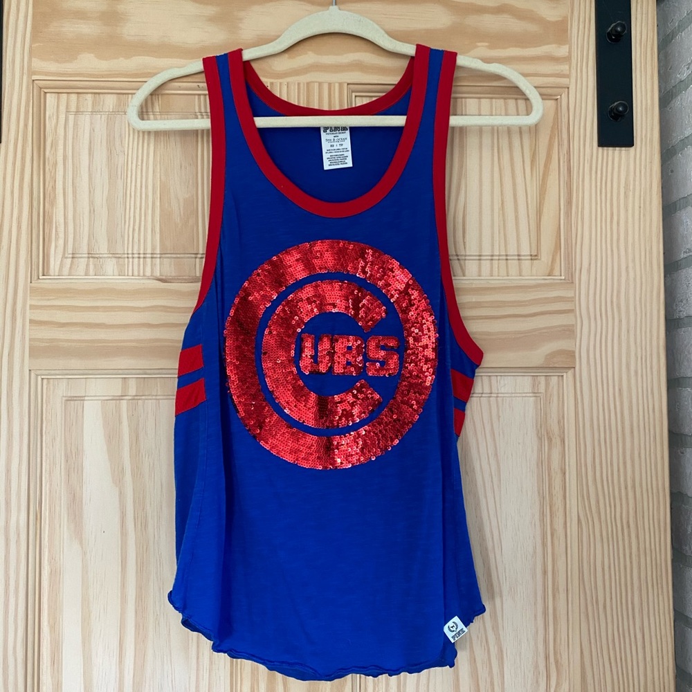 Cubs PINK sparkly tank limited edition